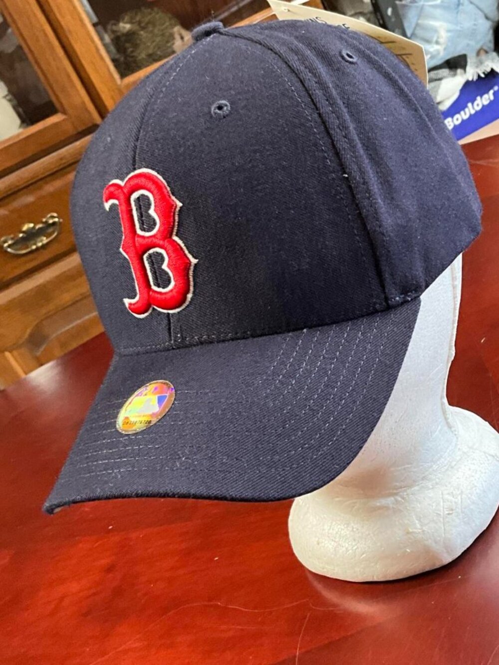 NWTs VTG Twins Enterprise Boston Red Sox MLB Wool Blend Adjustable Strapback Cap